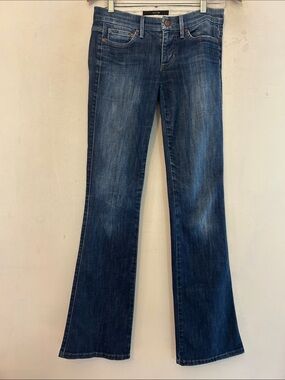 Joe’s Rocker Flared Jeans in Dark Blue Wash Size 26 EUC